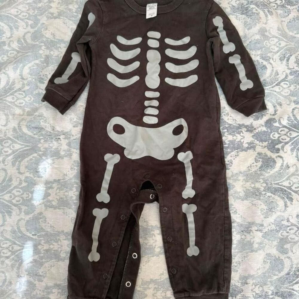 Carter-s skeleton onesie